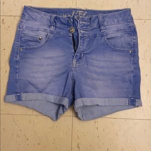 Light Wash Jean Shorts